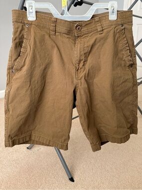 Men's Brown Casual Cotton Shorts